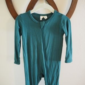 Kyte Baby Zippered Footie in Emerald (12-18 month)